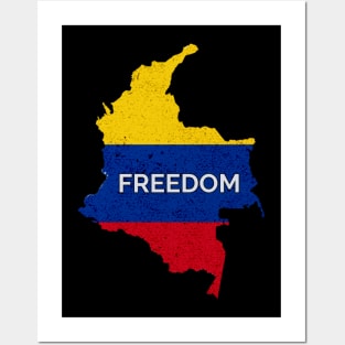 Freedom day colombia Posters and Art